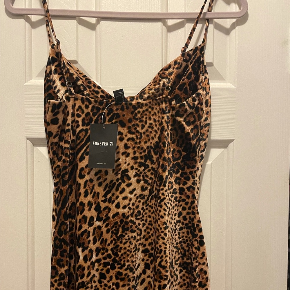 Cheetah Strap long dress. Forever 21 size S. - Picture 6 of 8